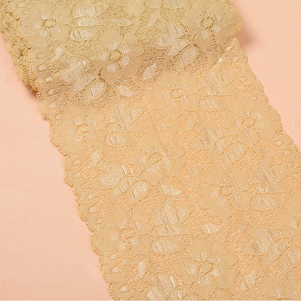 PandaHall Stretch Elastic Lace Trim, Floral Pattern Lace Ribbon, for Sewing, Dress Decoration and Gift Wrapping, Tan, 16cm Polyester Orange
PandaHall Stretch Elastic Lace Trim, Floral Pattern Lace Ribbon, for Sewing, Dress Decoration and Gift Wrapping, Tan, 16cm Polyester Orange