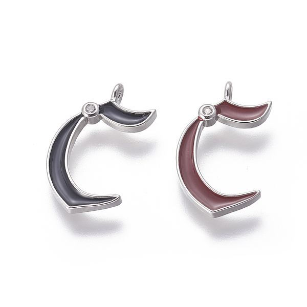 PandaHall Brass Pendants, with Cubic Zirconia and Enamel, Letter C, Platinum, Mixed Color, 22.5x13.5x2.5mm, Hole: 1.6mm Brass+Cubic..., Multicolor
PandaHall Brass Pendants, with Cubic Zirconia and Enamel, Letter C, Platinum, Mixed Color, 22.5x13.5x2.5mm, Hole: 1.6mm Brass+Cubic..., Multicolor