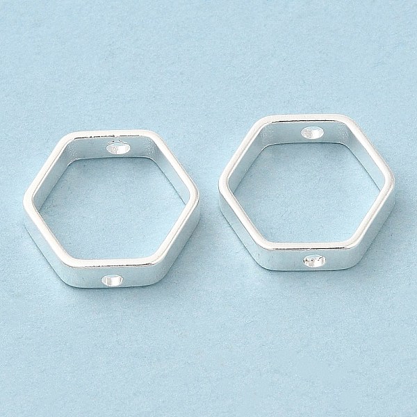 PandaHall Brass Bead Frame, Cadmium Free & Lead Free, Hexagon, 925 Sterling Silver Plated, 12x11x3mm, Hole: 1.2mm Brass Hexagon
PandaHall Brass Bead Frame, Cadmium Free & Lead Free, Hexagon, 925 Sterling Silver Plated, 12x11x3mm, Hole: 1.2mm Brass Hexagon