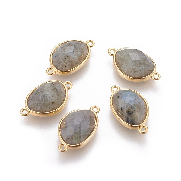 PandaHall Natural Labradorite Links connectors, with Golden Tone Brass Findings, Faceted, Bean Shape, 21x12x5.5~6mm, Hole: 1.2mm Labradorite...
PandaHall Natural Labradorite Links connectors, with Golden Tone Brass Findings, Faceted, Bean Shape, 21x12x5.5~6mm, Hole: 1.2mm Labradorite...