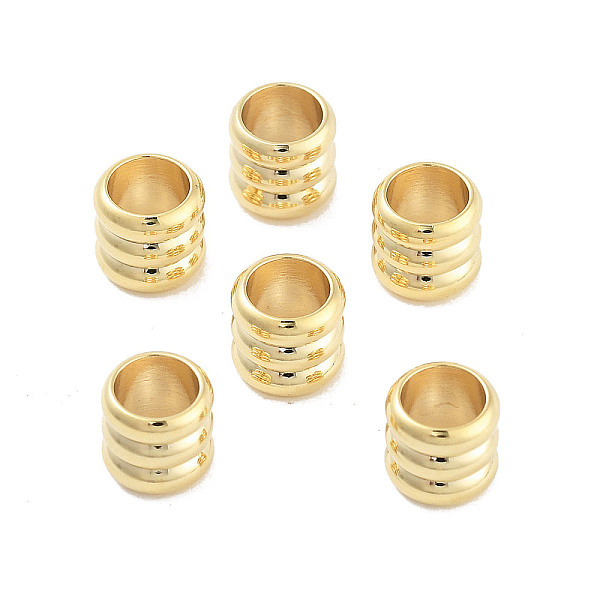 PandaHall Brass European Beads, Large Hole Beads, Cadmium Free & Lead Free, Grooved Beads, Column, Real 24K Gold Plated, 6x5.5mm, Hole: 4mm...
PandaHall Brass European Beads, Large Hole Beads, Cadmium Free & Lead Free, Grooved Beads, Column, Real 24K Gold Plated, 6x5.5mm, Hole: 4mm...