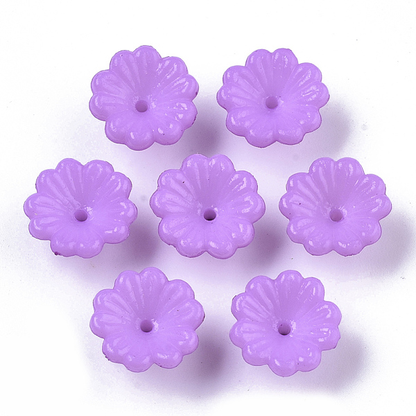 PandaHall Opaque AS Plastic Bead Caps, 5-Petal, Flower, Medium Orchid, 13x7.5mm, Hole: 1.2mm, about 1800pcs/500g Plastic Purple
PandaHall Opaque AS Plastic Bead Caps, 5-Petal, Flower, Medium Orchid, 13x7.5mm, Hole: 1.2mm, about 1800pcs/500g Plastic Purple