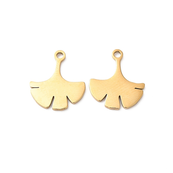 PandaHall 201 Stainless Steel Pendants, Laser Cut, Ginkgo Leaf Charm, Golden, 15x13x1mm, Hole: 1.4mm 201 Stainless Steel Leaf
PandaHall 201 Stainless Steel Pendants, Laser Cut, Ginkgo Leaf Charm, Golden, 15x13x1mm, Hole: 1.4mm 201 Stainless Steel Leaf