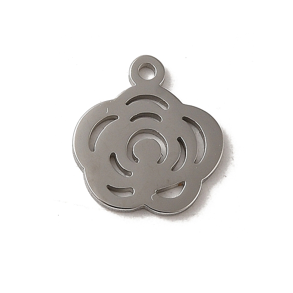 PandaHall 304 Stainless Steel Charms, Laser Cut, Flower Charm, Stainless Steel Color, 11.5x10.5x1mm, Hole: 1mm 304 Stainless Steel Flower
PandaHall 304 Stainless Steel Charms, Laser Cut, Flower Charm, Stainless Steel Color, 11.5x10.5x1mm, Hole: 1mm 304 Stainless Steel Flower