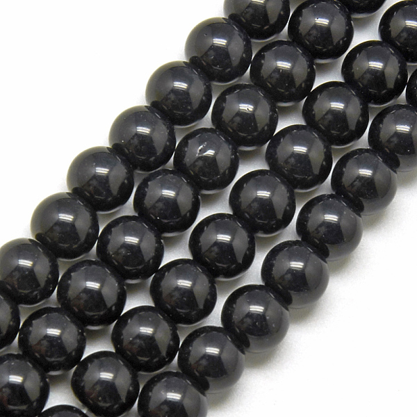 PandaHall Transparent Glass Beads, Round, Black, 3mm, Hole: 0.75mm, about 100pcs/strand, 11 inch Glass Round Black
PandaHall Transparent Glass Beads, Round, Black, 3mm, Hole: 0.75mm, about 100pcs/strand, 11 inch Glass Round Black
