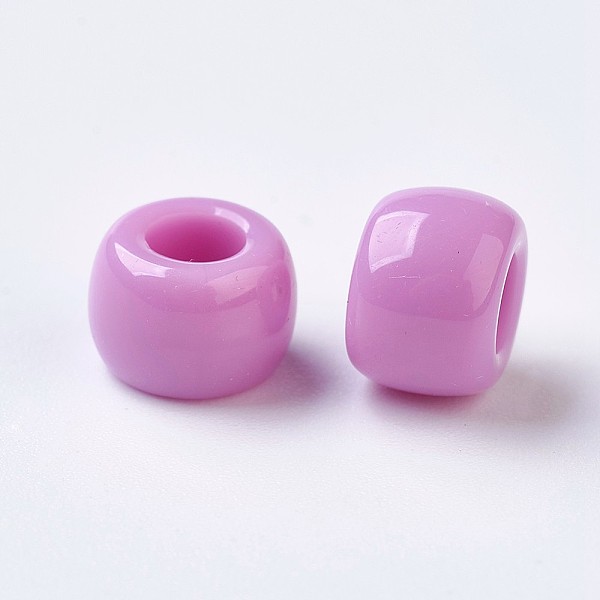 PandaHall Resin Large Hole Beads, Barrel, Violet, 8x5~6mm, Hole: 4mm, about 202pcs/50g Resin Barrel Purple
PandaHall Resin Large Hole Beads, Barrel, Violet, 8x5~6mm, Hole: 4mm, about 202pcs/50g Resin Barrel Purple