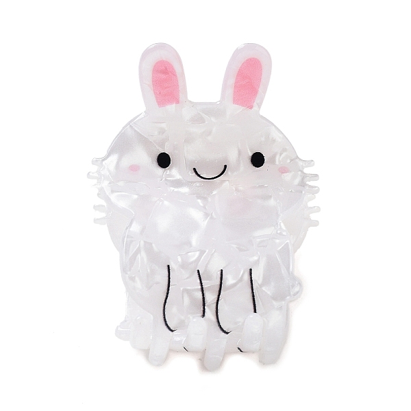 PandaHall PVC Plastic Claw Hair Clips for Women, with Alloy Finding, Rabbit, White, 50x40x49mm PVC Rabbit White
PandaHall PVC Plastic Claw Hair Clips for Women, with Alloy Finding, Rabbit, White, 50x40x49mm PVC Rabbit White