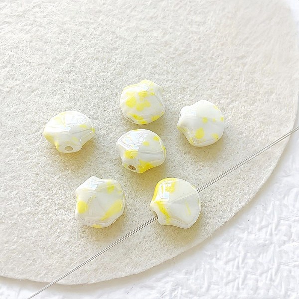 PandaHall Shell Shape Handmade Porcelain Beads, Yellow, 12~12.5x13~13.5x7~7.5mm, Hole: 1.8~2mm Porcelain Shell Shape Yellow
PandaHall Shell Shape Handmade Porcelain Beads, Yellow, 12~12.5x13~13.5x7~7.5mm, Hole: 1.8~2mm Porcelain Shell Shape Yellow