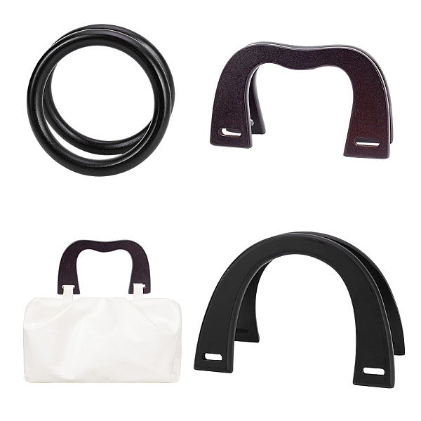 PandaHall WADORN 3 Style O-Shaped Bag Handle, 6pcs U-Shaped Wooden Handle Replacements M-Shaped Crochet Totes Handle for Handmade Crochet..., Black
PandaHall WADORN 3 Style O-Shaped Bag Handle, 6pcs U-Shaped Wooden Handle Replacements M-Shaped Crochet Totes Handle for Handmade Crochet..., Black
