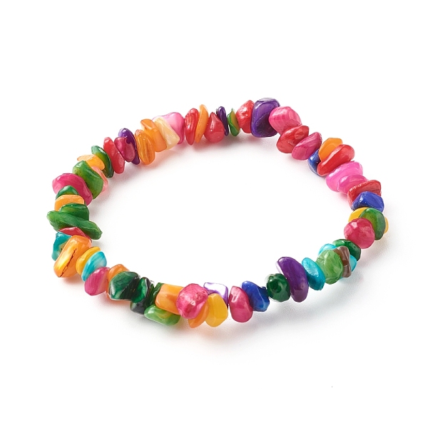 PandaHall Natural Dyed Chip Shell Beads Stretch Bracelets for Children, Colorful, Inner Diameter: 2 inch(5.2cm) Shell
PandaHall Natural Dyed Chip Shell Beads Stretch Bracelets for Children, Colorful, Inner Diameter: 2 inch(5.2cm) Shell