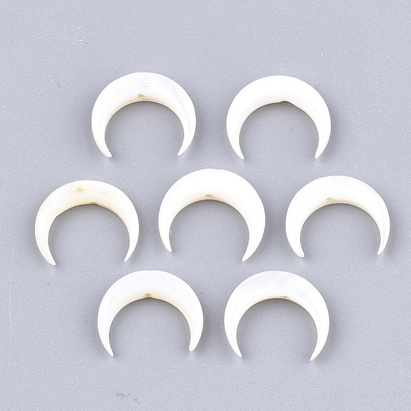 PandaHall Natural Freshwater Shell Beads, for DIY Craft Jewelry Making, Double Horn/Crescent Moon, Creamy White, 10~11x12~12.5x2.5~3mm, Hole...
PandaHall Natural Freshwater Shell Beads, for DIY Craft Jewelry Making, Double Horn/Crescent Moon, Creamy White, 10~11x12~12.5x2.5~3mm, Hole...
