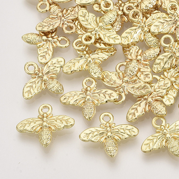 PandaHall Alloy Pendants, Bee, Light Gold, 13x15.5x2.5mm, Hole: 1.5mm Alloy Bees
PandaHall Alloy Pendants, Bee, Light Gold, 13x15.5x2.5mm, Hole: 1.5mm Alloy Bees
