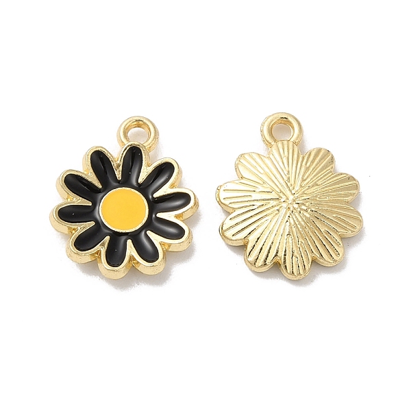 PandaHall Alloy Enamel Charms, Golden, Daisy Charm, Black, 14x11.5x2.5mm, Hole: 1.4mm Alloy+Enamel Flower Black
PandaHall Alloy Enamel Charms, Golden, Daisy Charm, Black, 14x11.5x2.5mm, Hole: 1.4mm Alloy+Enamel Flower Black
