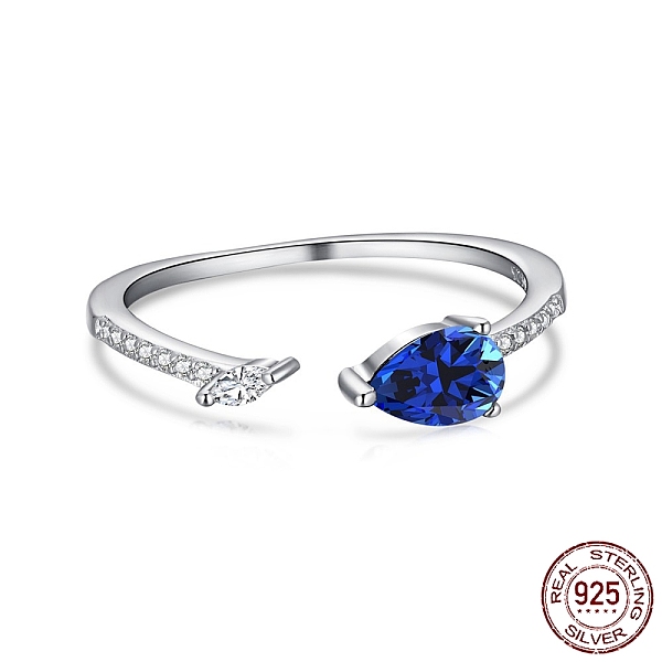 PandaHall Rhodium Plated 925 Sterling Silver Cuff Rings, Birthstone Ring, with Cubic Zirconia Teardrop & 925 Stamp for Women, Real Platinum...
PandaHall Rhodium Plated 925 Sterling Silver Cuff Rings, Birthstone Ring, with Cubic Zirconia Teardrop & 925 Stamp for Women, Real Platinum...