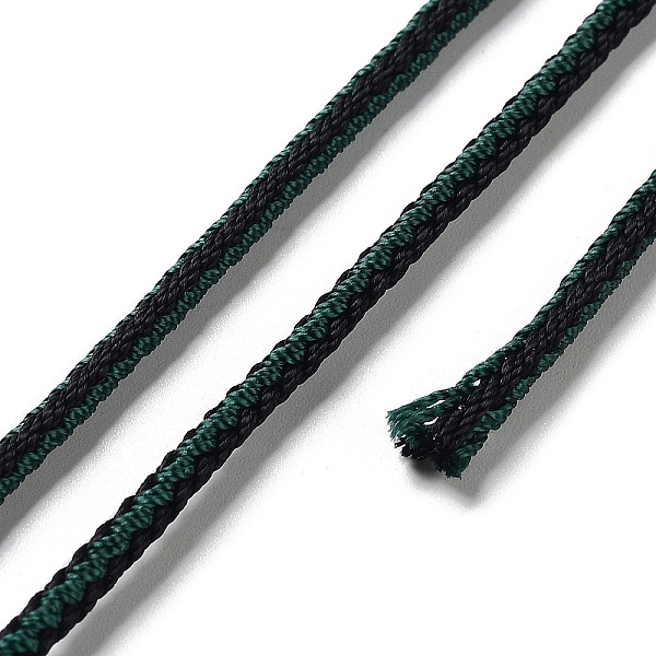 PandaHall 14M Duotone Polyester Braided Cord, Round, Dark Slate Gray, 2.5mm, about 15.31 Yards(14m)/Roll Polyester
PandaHall 14M Duotone Polyester Braided Cord, Round, Dark Slate Gray, 2.5mm, about 15.31 Yards(14m)/Roll Polyester