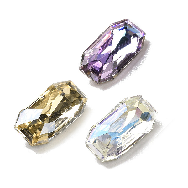 PandaHall K9 Glass Rhinestone Cabochons, Pointed Back & Back Plated, Faceted, Rectangle, Mixed Color, 12x6x4.3mm Glass Rhinestone Rectangle..., Multicolor
PandaHall K9 Glass Rhinestone Cabochons, Pointed Back & Back Plated, Faceted, Rectangle, Mixed Color, 12x6x4.3mm Glass Rhinestone Rectangle..., Multicolor