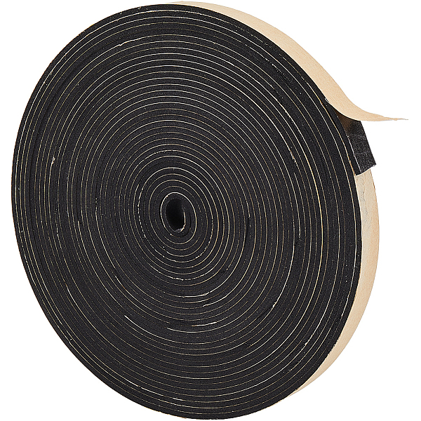 PandaHall Strong Adhesive EVA Sponge Foam Tape, Anti-Collision Seal Strip, Black, 1.5x0.3cm, about 10m/roll Foam Black
PandaHall Strong Adhesive EVA Sponge Foam Tape, Anti-Collision Seal Strip, Black, 1.5x0.3cm, about 10m/roll Foam Black