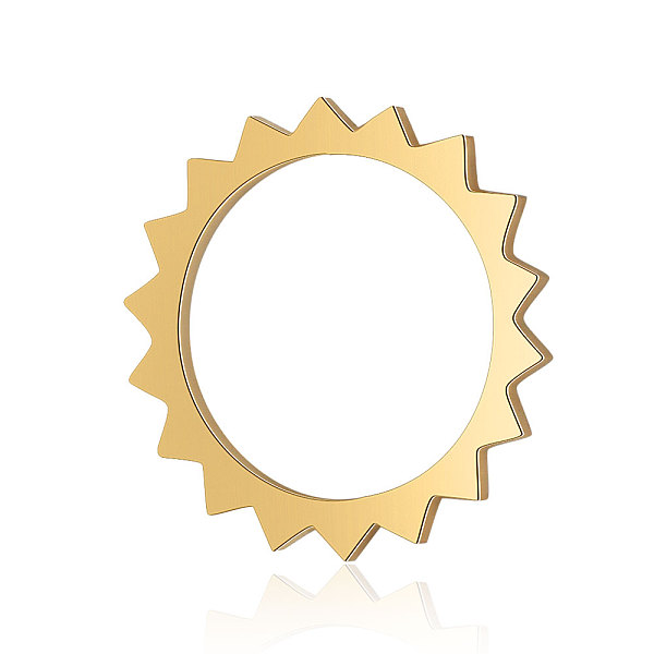 PandaHall 201 Stainless Steel Linking Rings, Sun, Golden, 17.5x1mm, Hole: 13.5mm 201 Stainless Steel Sun
PandaHall 201 Stainless Steel Linking Rings, Sun, Golden, 17.5x1mm, Hole: 13.5mm 201 Stainless Steel Sun