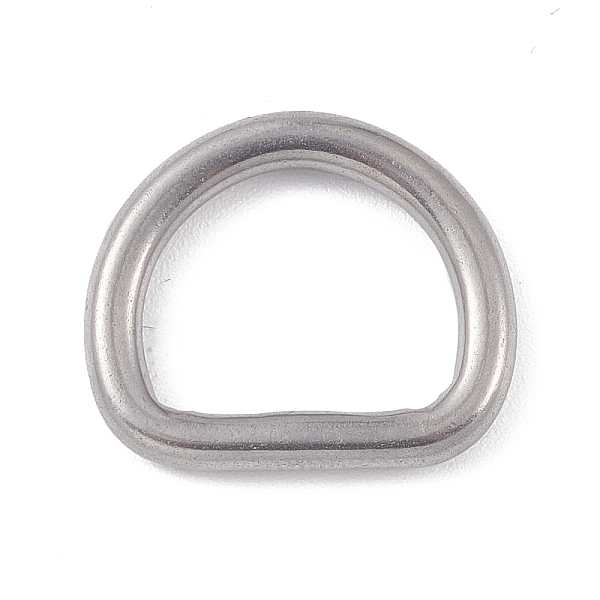 PandaHall 304 Stainless Steel D Rings, Buckle Clasps, Stainless Steel Color, 18x21.5x3mm Stainless Steel Half Round
PandaHall 304 Stainless Steel D Rings, Buckle Clasps, Stainless Steel Color, 18x21.5x3mm Stainless Steel Half Round