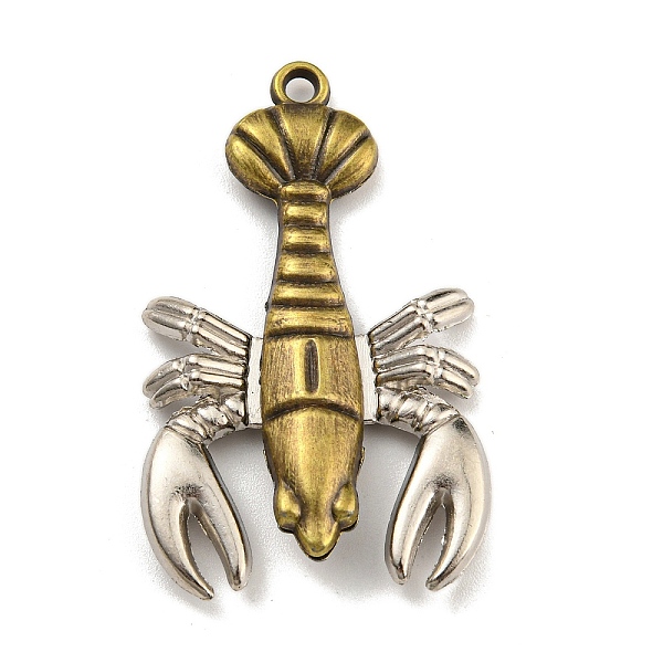 PandaHall Tibetan Style Alloy Pendants, Lobster , Cadmium Free & Lead Free, Antique Bronze & Platinum, 47.5x28.5x6mm, Hole: 2.5mm Alloy...
PandaHall Tibetan Style Alloy Pendants, Lobster , Cadmium Free & Lead Free, Antique Bronze & Platinum, 47.5x28.5x6mm, Hole: 2.5mm Alloy...