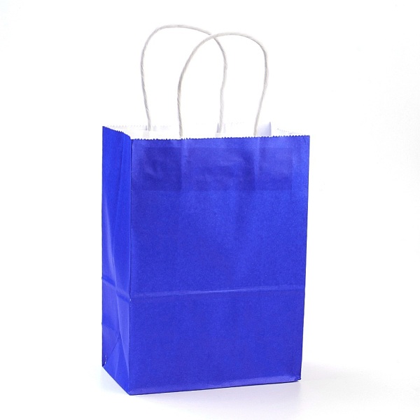 PandaHall Pure Color Kraft Paper Bags, Gift Bags, Shopping Bags, with Paper Twine Handles, Rectangle, Blue, 15x11x6cm Paper None Blue
PandaHall Pure Color Kraft Paper Bags, Gift Bags, Shopping Bags, with Paper Twine Handles, Rectangle, Blue, 15x11x6cm Paper None Blue