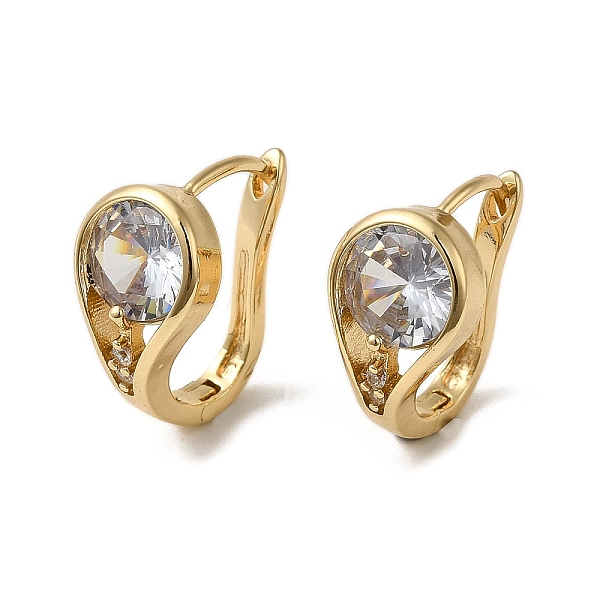 PandaHall Brass Micro Pave Cubic Zirconia Hoop Earring, with Glass, Light Gold, 18.5x9.5mm Brass Clear
PandaHall Brass Micro Pave Cubic Zirconia Hoop Earring, with Glass, Light Gold, 18.5x9.5mm Brass Clear