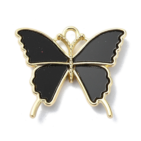 PandaHall Acrylic Charms, with Alloy Finding, Butterfly Charms, Black, 25x30x3.5mm, Hole: 3mm Alloy+Acrylic Butterfly Black
PandaHall Acrylic Charms, with Alloy Finding, Butterfly Charms, Black, 25x30x3.5mm, Hole: 3mm Alloy+Acrylic Butterfly Black