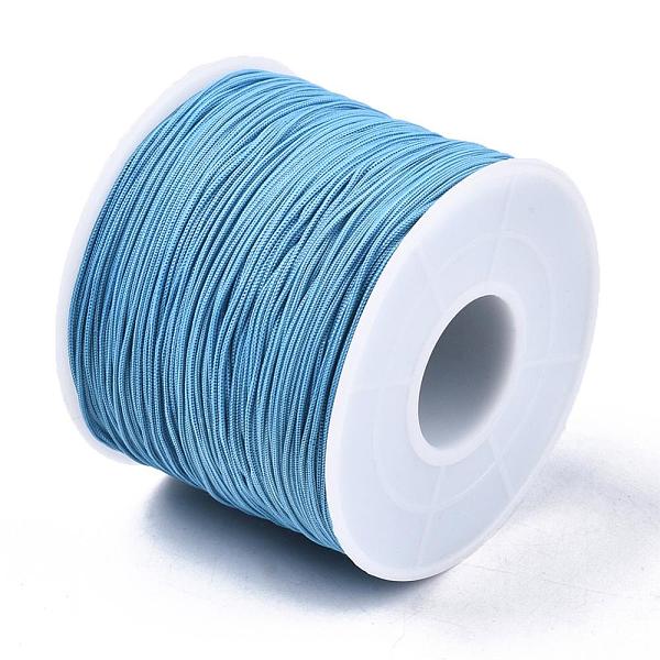 PandaHall Polyester Cords, Light Sky Blue, 0.5~0.6mm, about 131.23~142.16 yards(120~130m)/roll Polyester Blue
PandaHall Polyester Cords, Light Sky Blue, 0.5~0.6mm, about 131.23~142.16 yards(120~130m)/roll Polyester Blue
