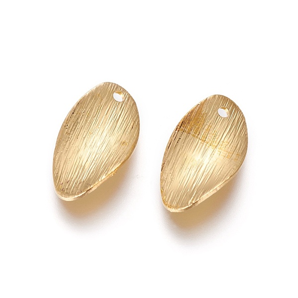 PandaHall Rack Plating Brass Pendants, Long-Lasting Plated, Leaf, Golden, 17.5x9x0.7mm, Hole: 1mm Brass Leaf
PandaHall Rack Plating Brass Pendants, Long-Lasting Plated, Leaf, Golden, 17.5x9x0.7mm, Hole: 1mm Brass Leaf