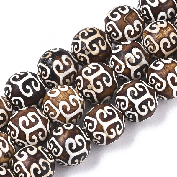 PandaHall Tibetan Style dZi Beads Strands, Natural Agate Beads, Dyed & Heated, Round, Auspicious Cloud Pattern, 12mm, Hole: 1.2mm, about...
PandaHall Tibetan Style dZi Beads Strands, Natural Agate Beads, Dyed & Heated, Round, Auspicious Cloud Pattern, 12mm, Hole: 1.2mm, about...