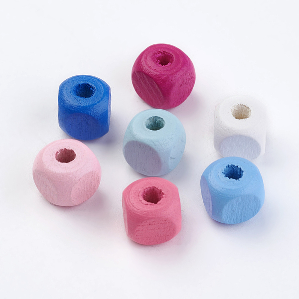 PandaHall Natural Wood Beads, Dyed, Cube, Mixed Color, 10x10x10mm, Hole: 3.5mm, about 980pcs/500g Wood Cube Multicolor
PandaHall Natural Wood Beads, Dyed, Cube, Mixed Color, 10x10x10mm, Hole: 3.5mm, about 980pcs/500g Wood Cube Multicolor