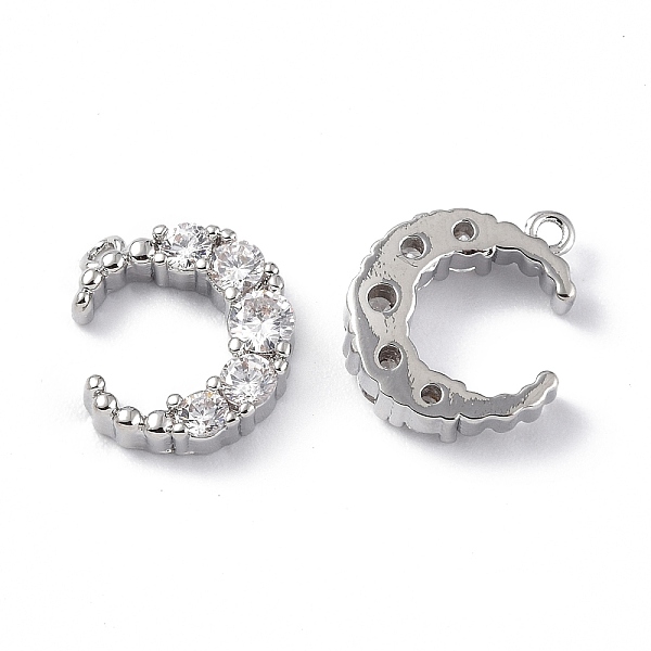 PandaHall Brass Micro Pave Clear Cubic Zirconia Charms, Moon, Platinum, 12x10x3mm, Hole: 1mm Brass+Cubic Zirconia Moon Clear
PandaHall Brass Micro Pave Clear Cubic Zirconia Charms, Moon, Platinum, 12x10x3mm, Hole: 1mm Brass+Cubic Zirconia Moon Clear