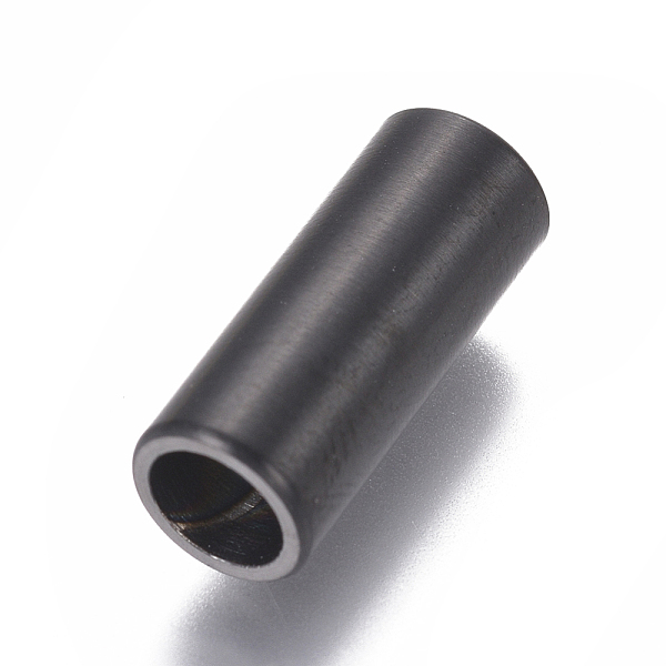 PandaHall 304 Stainless Steel Magnetic Clasps with Glue-in Ends, Frosted, Column, Gunmetal, 17x7mm, Hole: 5mm 304 Stainless Steel Column
PandaHall 304 Stainless Steel Magnetic Clasps with Glue-in Ends, Frosted, Column, Gunmetal, 17x7mm, Hole: 5mm 304 Stainless Steel Column