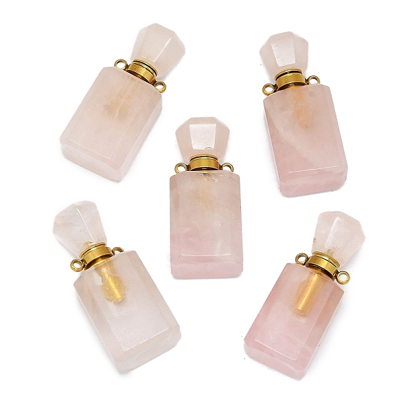 PandaHall Natural Rose Quartz Perfume Bottle Pendants, with Golden Tone Stainless Steel Findings, Essentail Oil Diffuser Charm, for Jewelry...
PandaHall Natural Rose Quartz Perfume Bottle Pendants, with Golden Tone Stainless Steel Findings, Essentail Oil Diffuser Charm, for Jewelry...