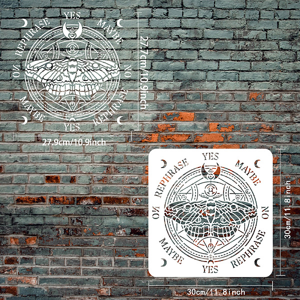 PandaHall Large Plastic Reusable Drawing Painting Stencils Templates, for Painting on Scrapbook Fabric Tiles Floor Furniture Wood, Square..., White
PandaHall Large Plastic Reusable Drawing Painting Stencils Templates, for Painting on Scrapbook Fabric Tiles Floor Furniture Wood, Square..., White