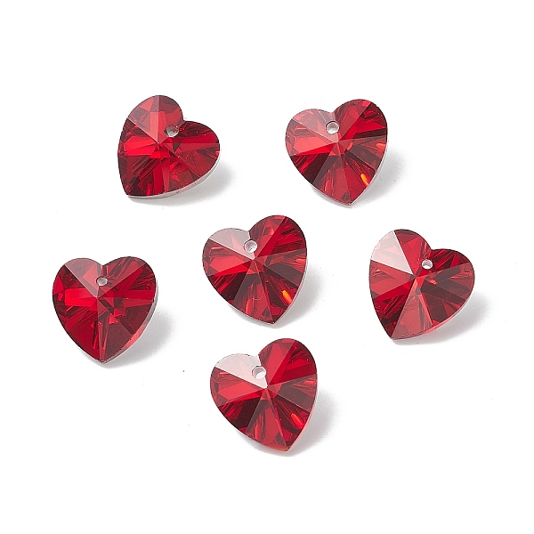 PandaHall Faceted Glass Charms, Heart, Back Plated, Red, 14x14x7.5mm, Hole: 1.4mm Glass Heart Red
PandaHall Faceted Glass Charms, Heart, Back Plated, Red, 14x14x7.5mm, Hole: 1.4mm Glass Heart Red