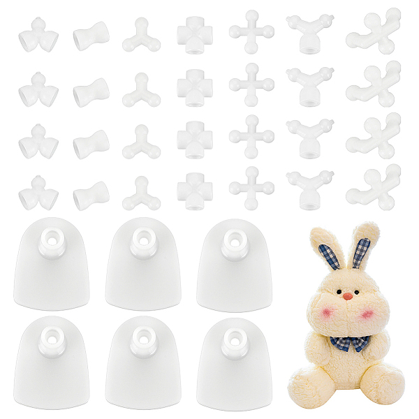 PandaHall OLYCRAFT 78 Pcs 8 Styles Chest Connectors Flex Ball Socket Adjustable Flexible Armature Skeleton Joints Ball Jointed Flexible..., White
PandaHall OLYCRAFT 78 Pcs 8 Styles Chest Connectors Flex Ball Socket Adjustable Flexible Armature Skeleton Joints Ball Jointed Flexible..., White