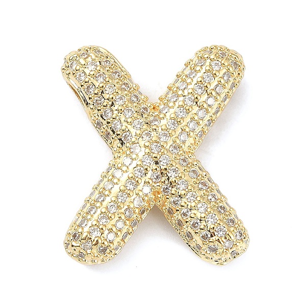 PandaHall Rack Plating Brass Micro Pave Cubic Zirconia Pendants, Real 18K Gold Plated, Lead Free & Cadmium Free, Letter, Letter X, 23x19x6mm..., Clear
PandaHall Rack Plating Brass Micro Pave Cubic Zirconia Pendants, Real 18K Gold Plated, Lead Free & Cadmium Free, Letter, Letter X, 23x19x6mm..., Clear