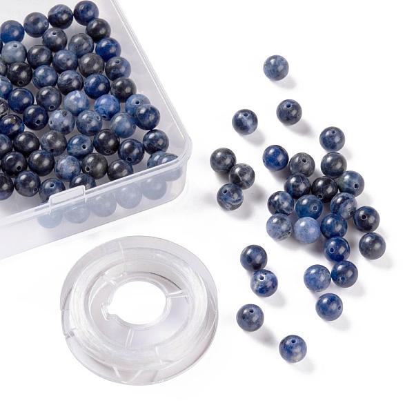 PandaHall 100Pcs 8mm Natural Sodalite Beads, with 10m Elastic Crystal Thread, for DIY Stretch Bracelets Making Kits, 8mm, Hole: 1mm Sodalite
PandaHall 100Pcs 8mm Natural Sodalite Beads, with 10m Elastic Crystal Thread, for DIY Stretch Bracelets Making Kits, 8mm, Hole: 1mm Sodalite