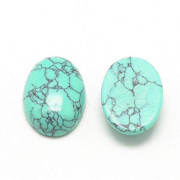 PandaHall Synthetic Turquoise Cabochons, Dyed, Oval, 14x10x6mm Synthetic Turquoise Oval
PandaHall Synthetic Turquoise Cabochons, Dyed, Oval, 14x10x6mm Synthetic Turquoise Oval