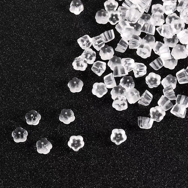 PandaHall 200Pcs Plastic Ear Nuts, Bell Ear Nuts, Flower, 4~5mm Plastic Flower Clear
PandaHall 200Pcs Plastic Ear Nuts, Bell Ear Nuts, Flower, 4~5mm Plastic Flower Clear