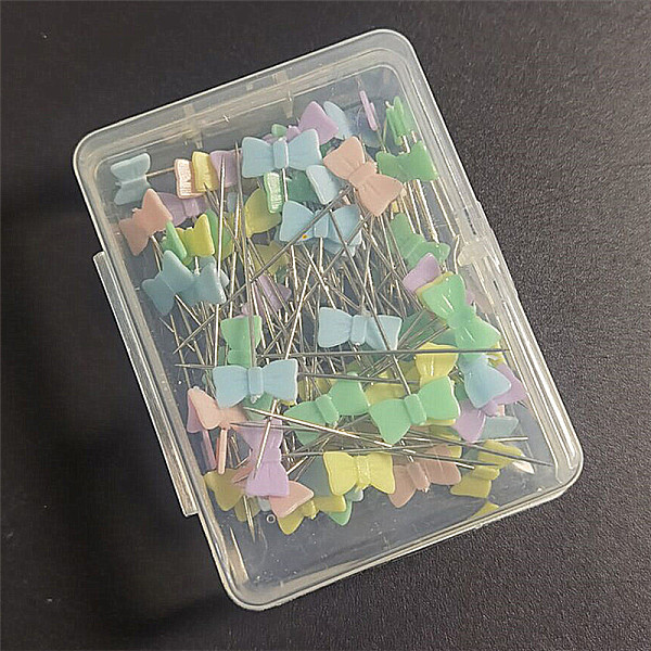 PandaHall Flat Head Straight Iron Pins, Plastic Bowknot Head Sewing Positioning Pins, for Dressmaker, Sewing Projects, and DIY Jewelry..., Multicolor
PandaHall Flat Head Straight Iron Pins, Plastic Bowknot Head Sewing Positioning Pins, for Dressmaker, Sewing Projects, and DIY Jewelry..., Multicolor