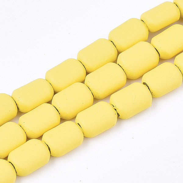 PandaHall Spray Painted Non-magnetic Synthetic Hematite Beads Strands, Rounded Rectangle, Yellow, 6x4.5x3mm, Hole: 0.5mm, about 75pcs/strand...
PandaHall Spray Painted Non-magnetic Synthetic Hematite Beads Strands, Rounded Rectangle, Yellow, 6x4.5x3mm, Hole: 0.5mm, about 75pcs/strand...