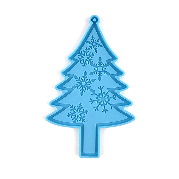 PandaHall DIY Christmas Tree Pendant Food Grade Silicone Molds, Resin Casting Molds, for UV Resin, Epoxy Resin Jewelry Making, Deep Sky Blue...
PandaHall DIY Christmas Tree Pendant Food Grade Silicone Molds, Resin Casting Molds, for UV Resin, Epoxy Resin Jewelry Making, Deep Sky Blue...