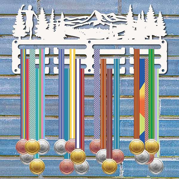 PandaHall Iron Medal Holder Frame, Medals Display Hanger Rack, White, Mountain, 130x290x1.5mm, Hole: 5mm Iron Mountain White
PandaHall Iron Medal Holder Frame, Medals Display Hanger Rack, White, Mountain, 130x290x1.5mm, Hole: 5mm Iron Mountain White