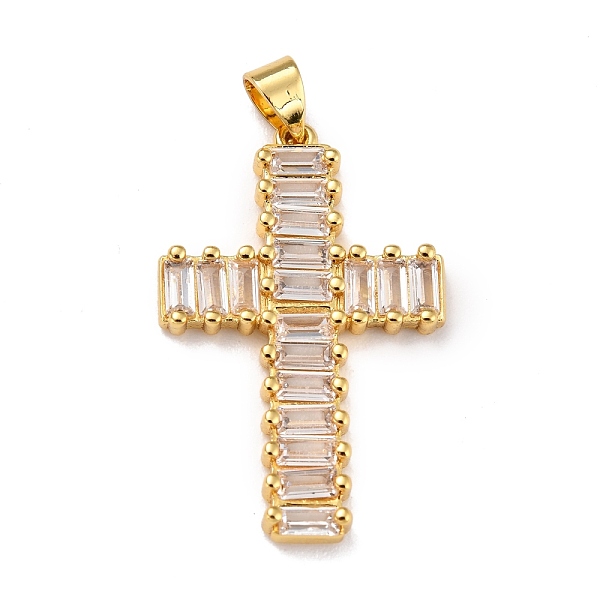 PandaHall Brass Micro Pave Clear Cubic Zirconia Pendants, Cross, Real 18K Gold Plated, 30.5x19.5x3mm, Hole: 5x3mm Brass+Cubic Zirconia Cross...
PandaHall Brass Micro Pave Clear Cubic Zirconia Pendants, Cross, Real 18K Gold Plated, 30.5x19.5x3mm, Hole: 5x3mm Brass+Cubic Zirconia Cross...