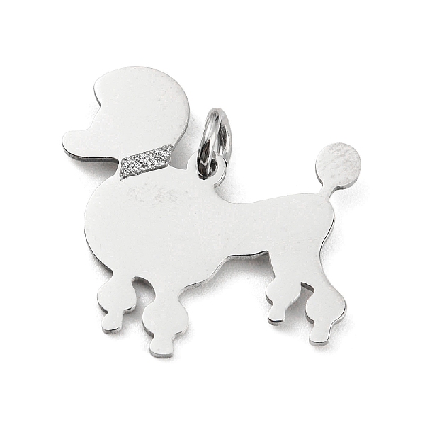 PandaHall 304 Stainless Steel Pendants, with Jump Ring and Glitter, Stamping Blank Tag, Dog Charm, Stainless Steel Color, 24.5x26x1.5mm...
PandaHall 304 Stainless Steel Pendants, with Jump Ring and Glitter, Stamping Blank Tag, Dog Charm, Stainless Steel Color, 24.5x26x1.5mm...