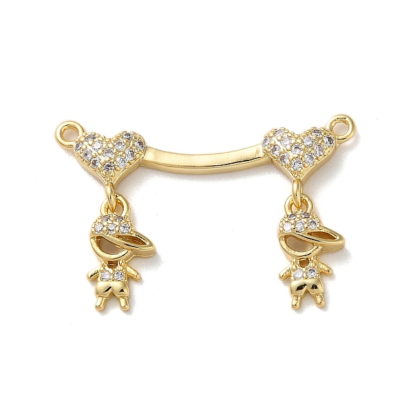 PandaHall Brass Pave Cubic Zirconia Pendants, Heart with Boy, Real 16K Gold Plated, 18x28x3mm, Hole: 1.2mm Brass+Cubic Zirconia Human Clear
PandaHall Brass Pave Cubic Zirconia Pendants, Heart with Boy, Real 16K Gold Plated, 18x28x3mm, Hole: 1.2mm Brass+Cubic Zirconia Human Clear