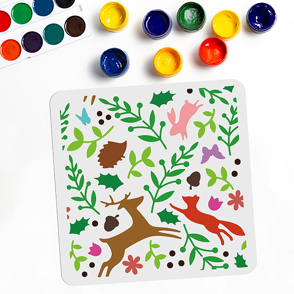 PandaHall PET Hollow Out Drawing Painting Stencils, for DIY Scrapbook, Photo Album, Leaf Pattern, 300x300mm Plastic Leaf
PandaHall PET Hollow Out Drawing Painting Stencils, for DIY Scrapbook, Photo Album, Leaf Pattern, 300x300mm Plastic Leaf
