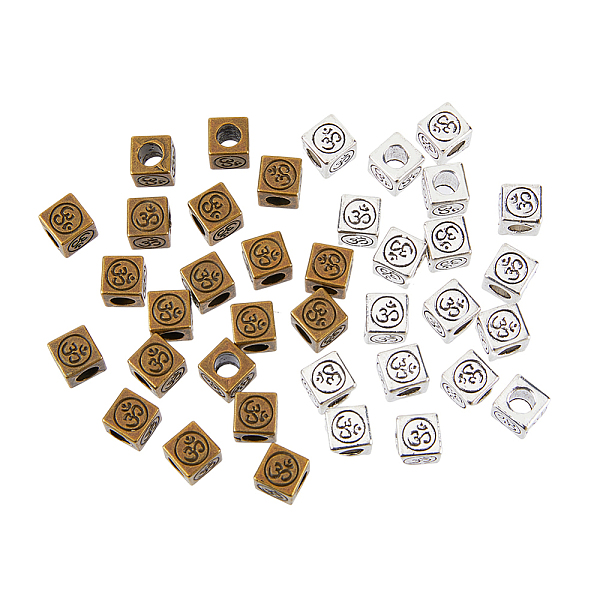 PandaHall DICOSMETIC 100Pcs 2 Colors Cube with Om Symbol Beads 4.5mm Vintage Cube Square Beads Yoga Charm Beads Energy Loose Cube Beads...
PandaHall DICOSMETIC 100Pcs 2 Colors Cube with Om Symbol Beads 4.5mm Vintage Cube Square Beads Yoga Charm Beads Energy Loose Cube Beads...